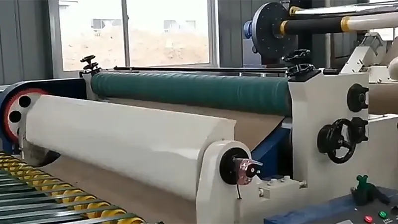 Línea de producción de cartón corrugado de 2 capas
