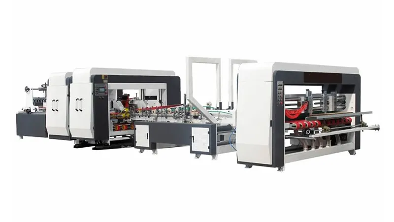 Engrapadora plegadora encoladora automática