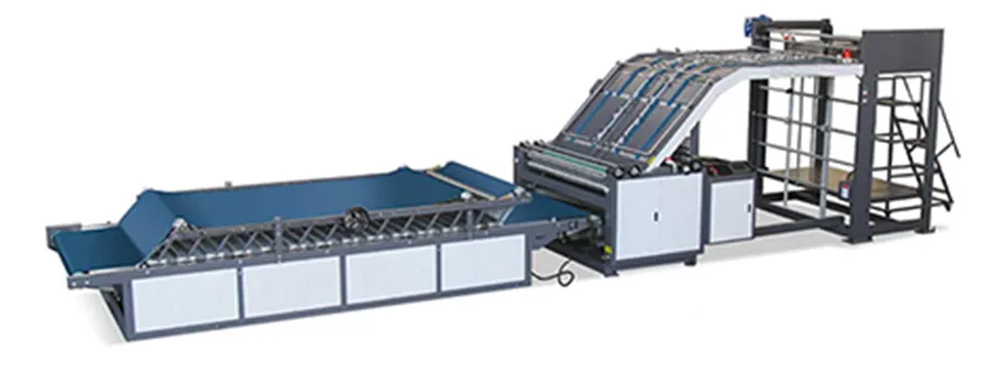 Laminadora de flauta semiautomática con elevación automática