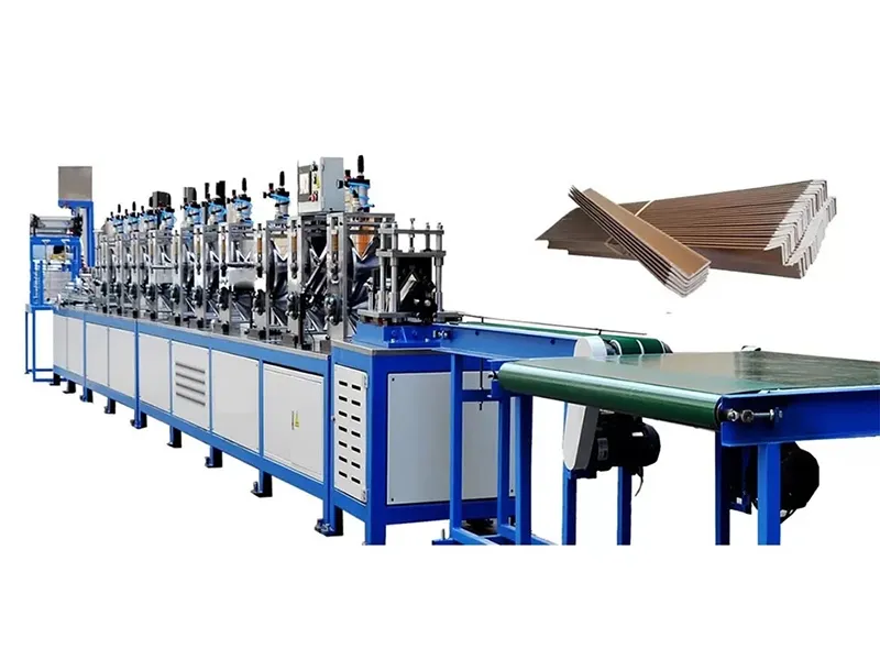 Línea de producción de protectores de bordes de papel