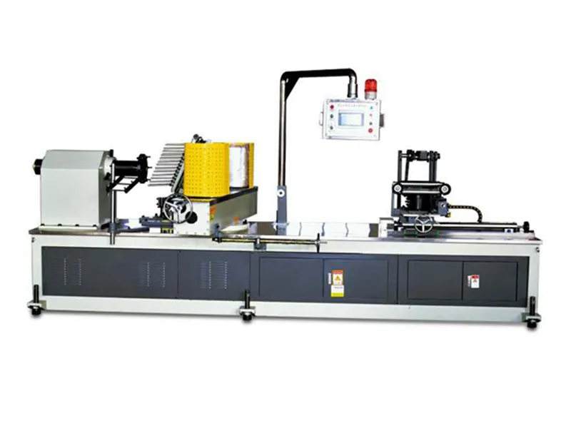 Máquina para fabricar tubos de papel de 2 cabezales